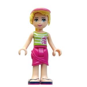 LEGO Stephanie Minidoll 41037 Stephanies Beach House 2014 Retired Blonde frnd058